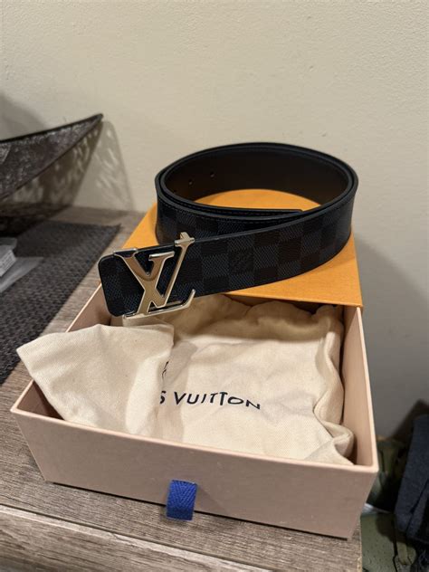 louis vuitton checkered belt|authentic louis vuitton belt.